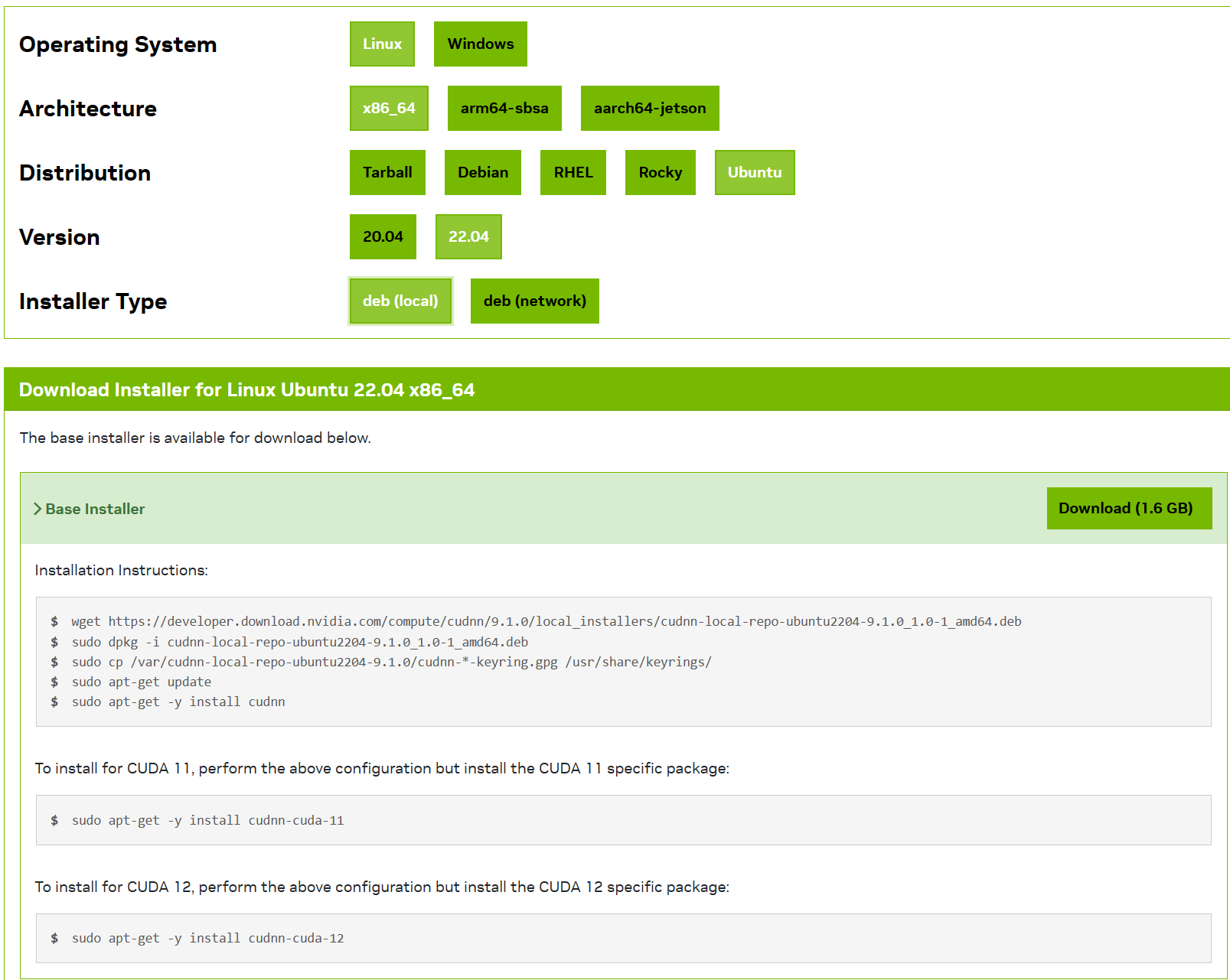 NVIDIA cuDNN Installation